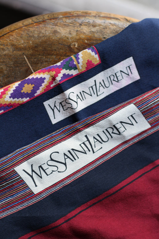 Yves Saint Laurent Scarf set x2点