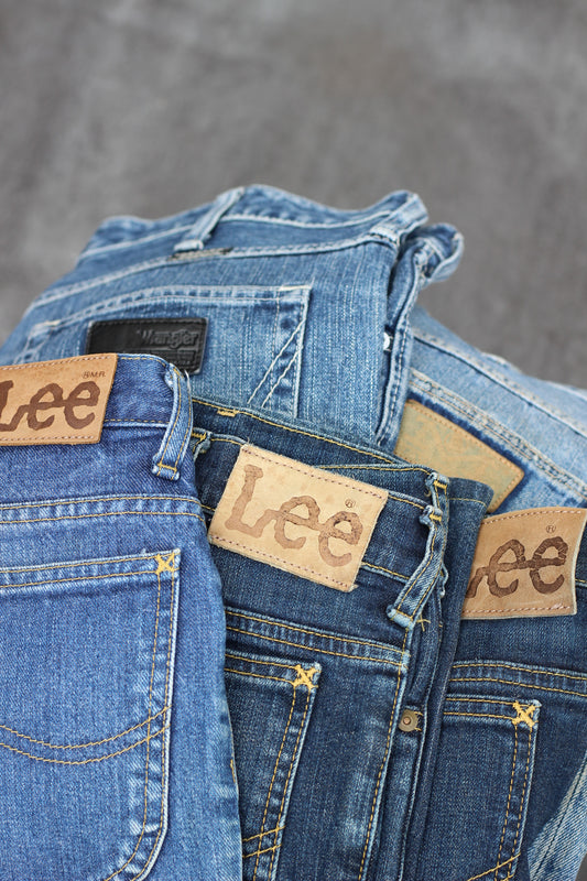 Lee & Wrangler & Maverick USA Brand Denim Pants x5点