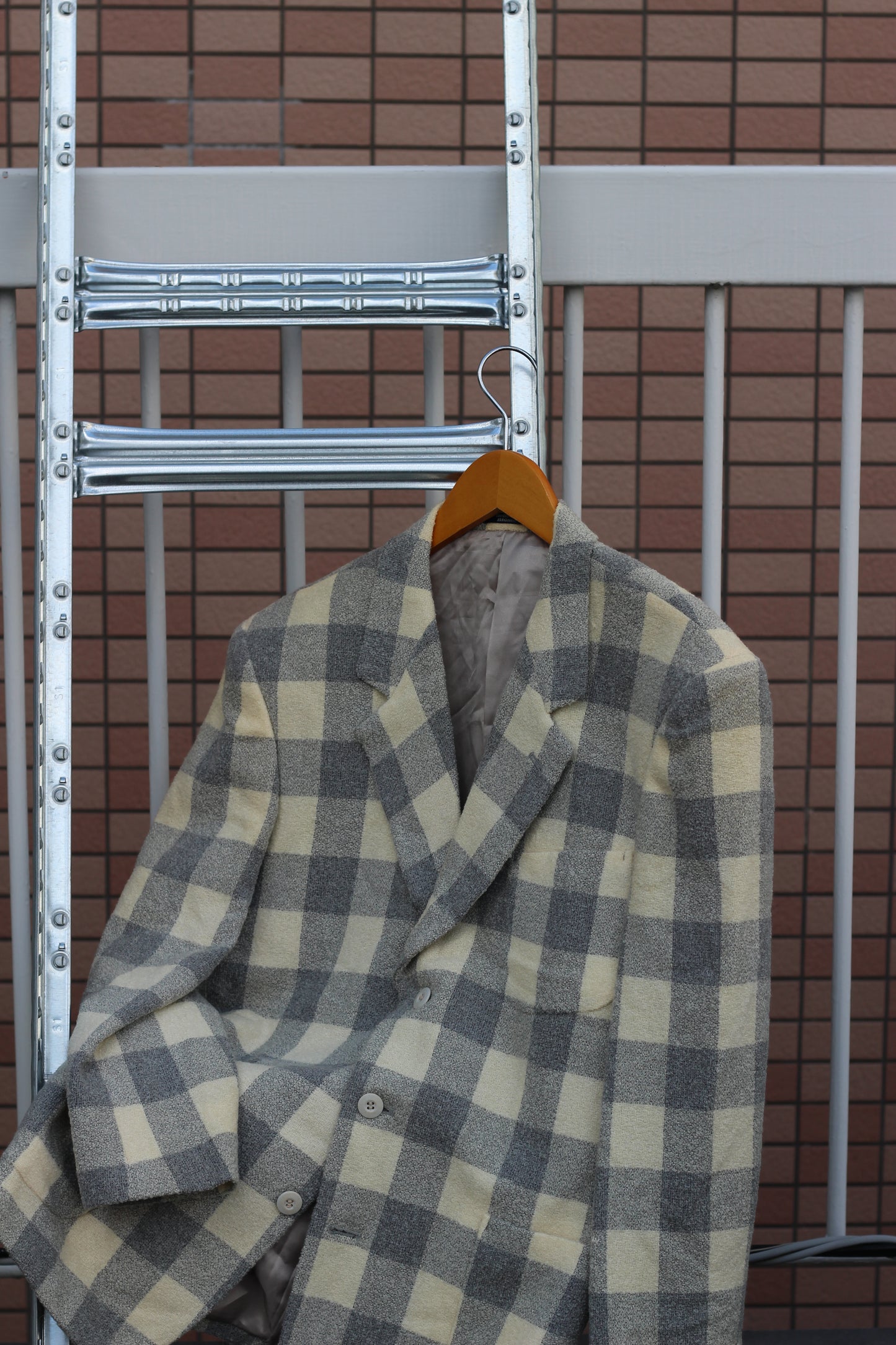 Men's Vintage Madras Check Tailored Jacket x3点