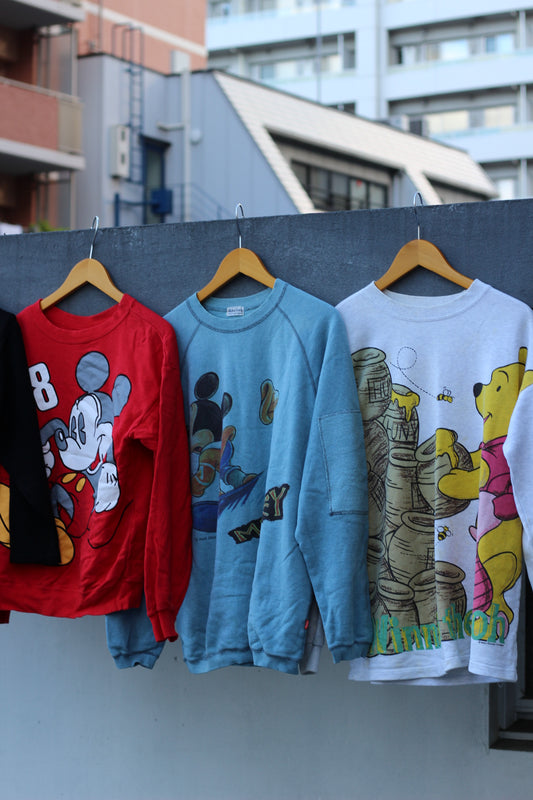 Vintage Disney sweat & Knit x5点