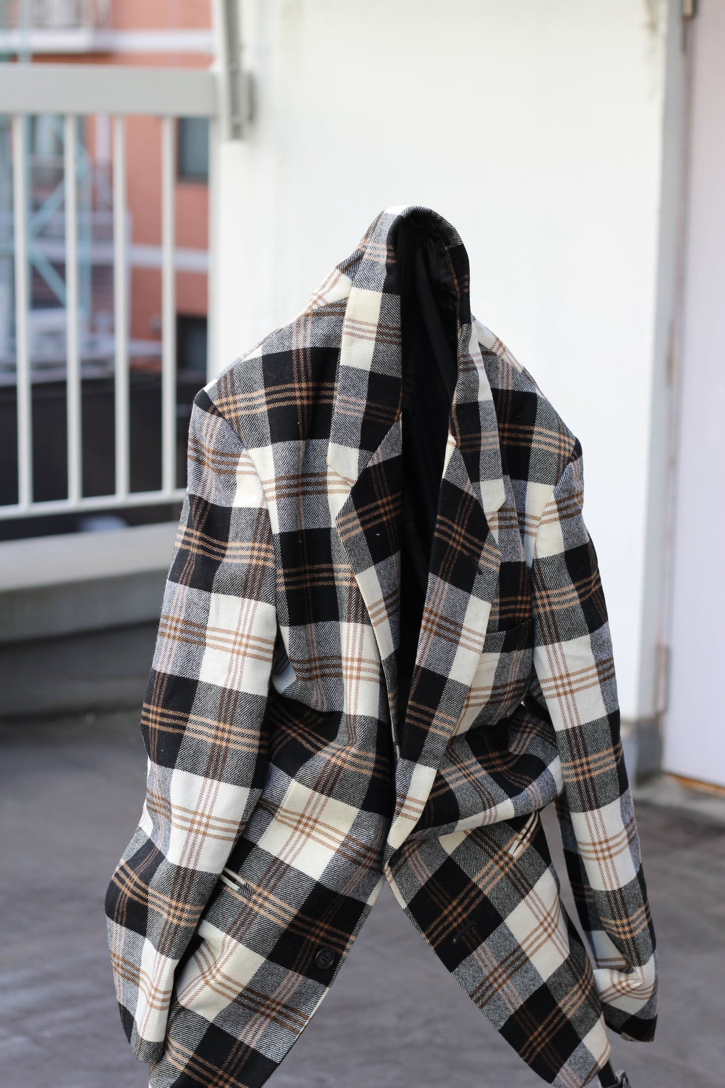 Men's Vintage Madras Check Tailored Jacket x3点