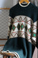 Men's Argyle Design Knitwear x3点