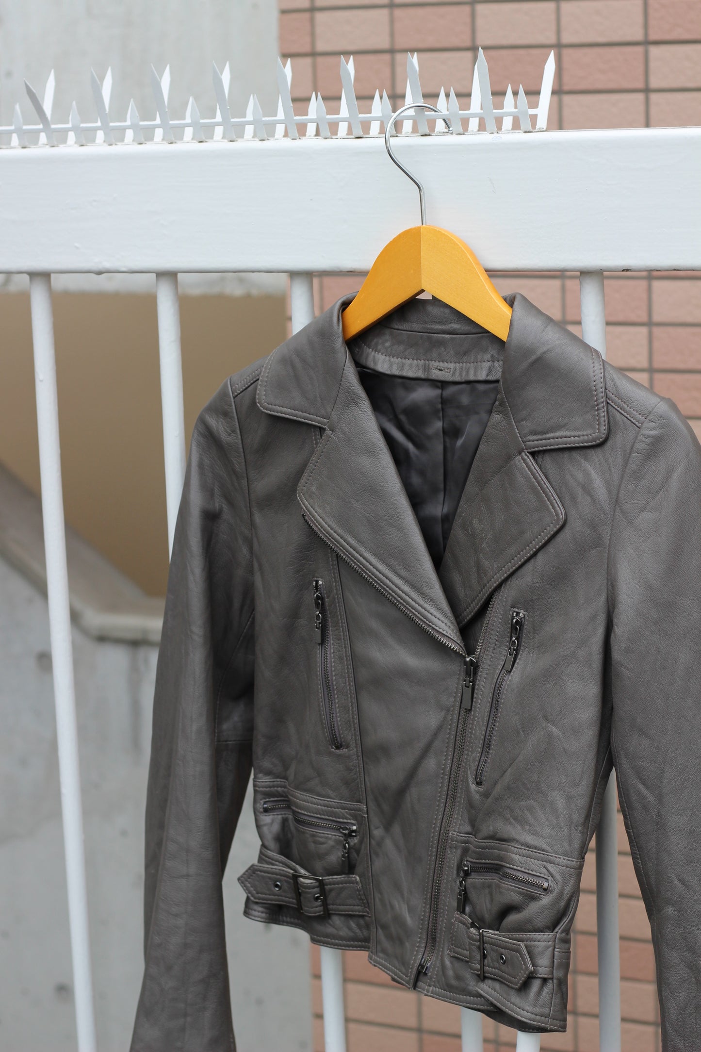 Women's Leather Riders Jacket x4点