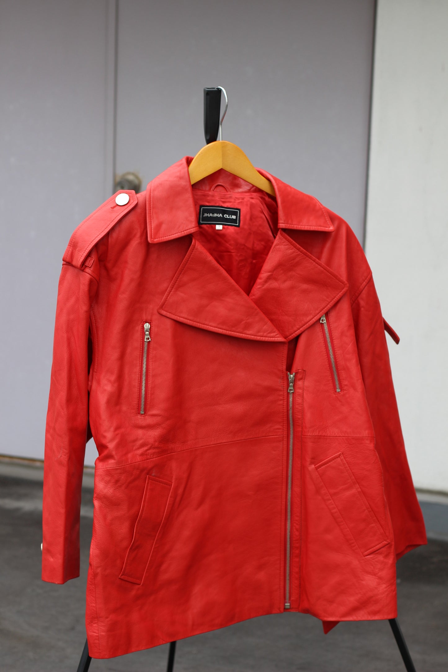 Women's Leather Riders Jacket x4点