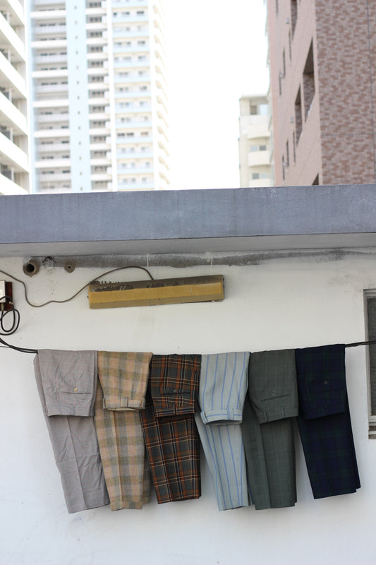 Men's Check Design High-Grade Slacks x7点