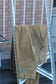 Men's Beige Corduroy Wide Leg Bottoms x4点