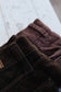 Men's Brown Corduroy Wide Leg Bottoms x3点