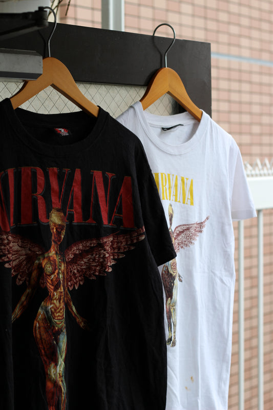 NIRVANA In Utero Print T-Shirt set x2点