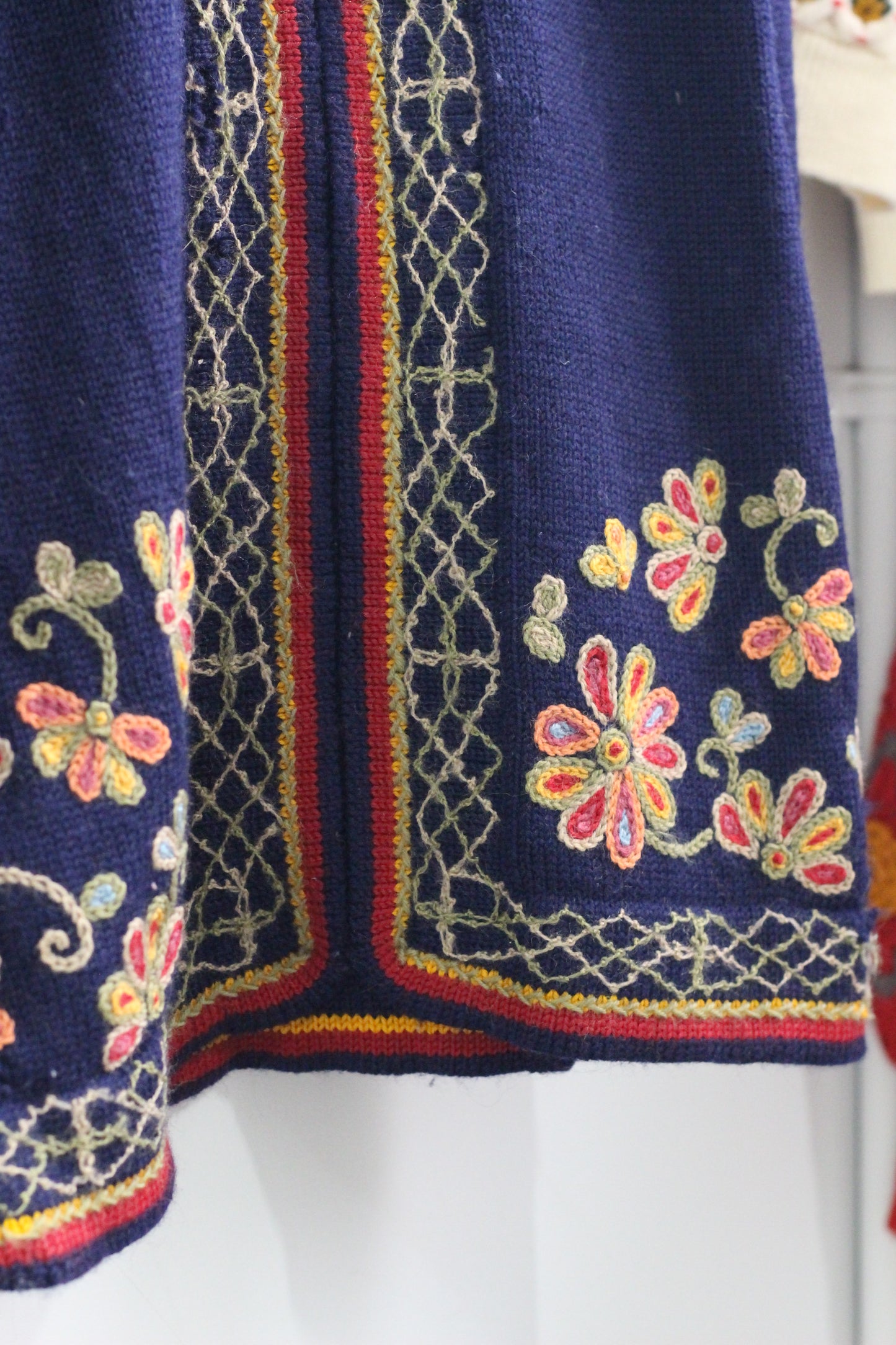 Vintage Flower Design Knitwear x3点
