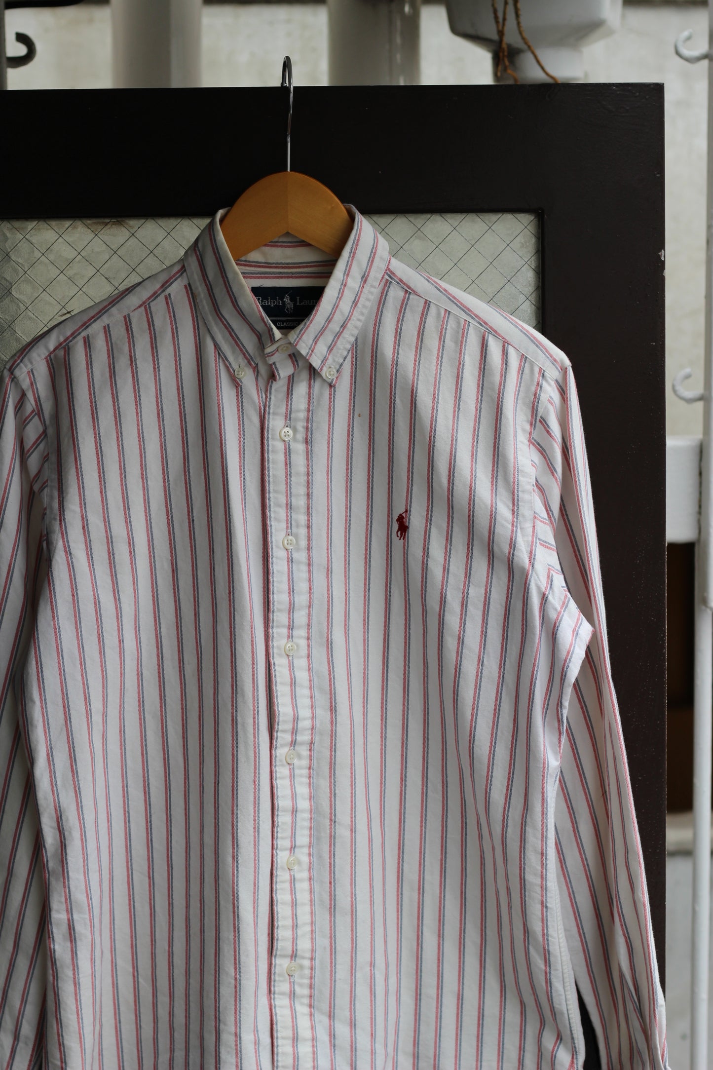 90's Polo Ralph Lauren Stripe Long Sleeve Shirt set x4点