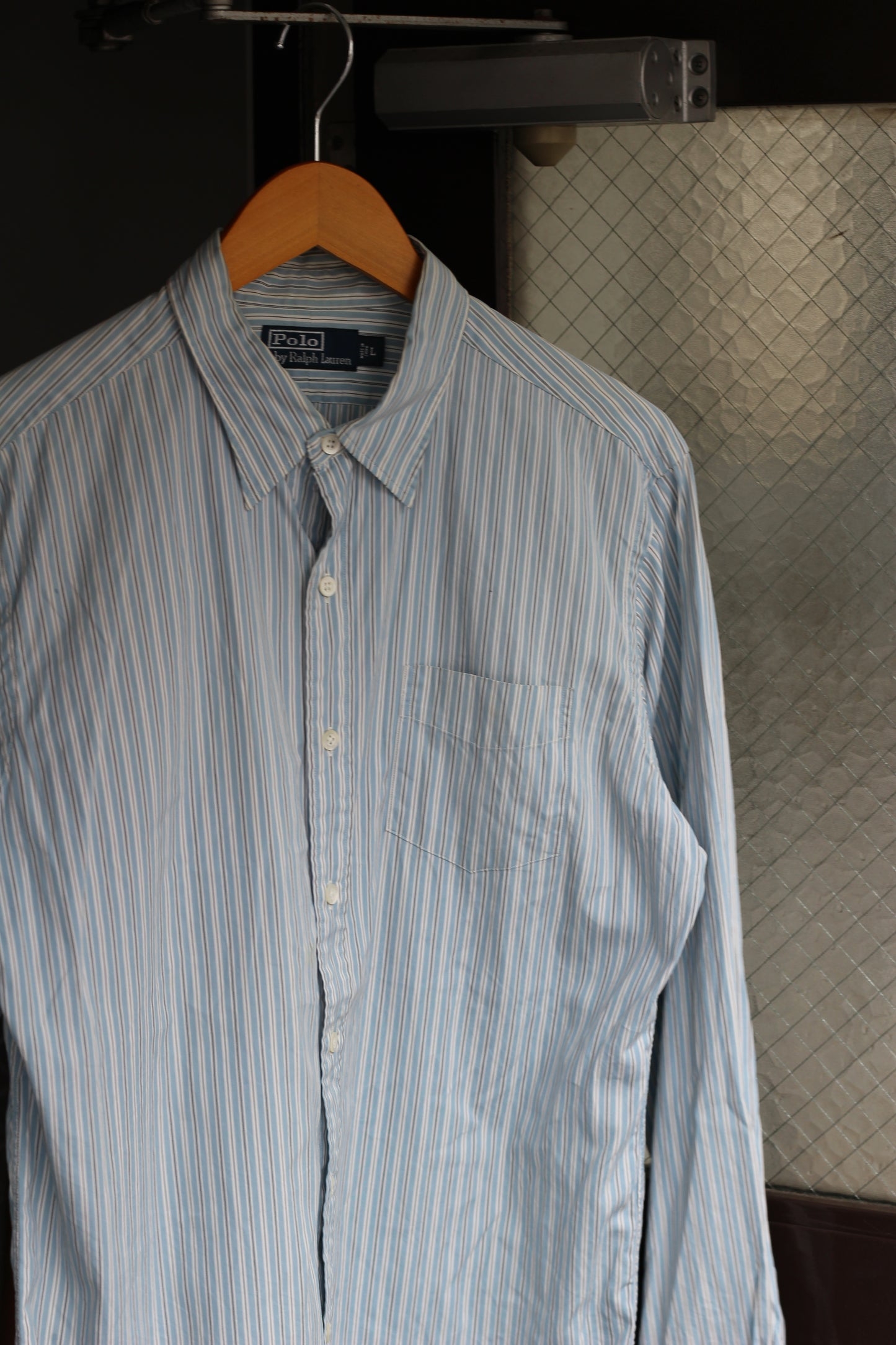90's Polo Ralph Lauren Stripe Long Sleeve Shirt set x4点