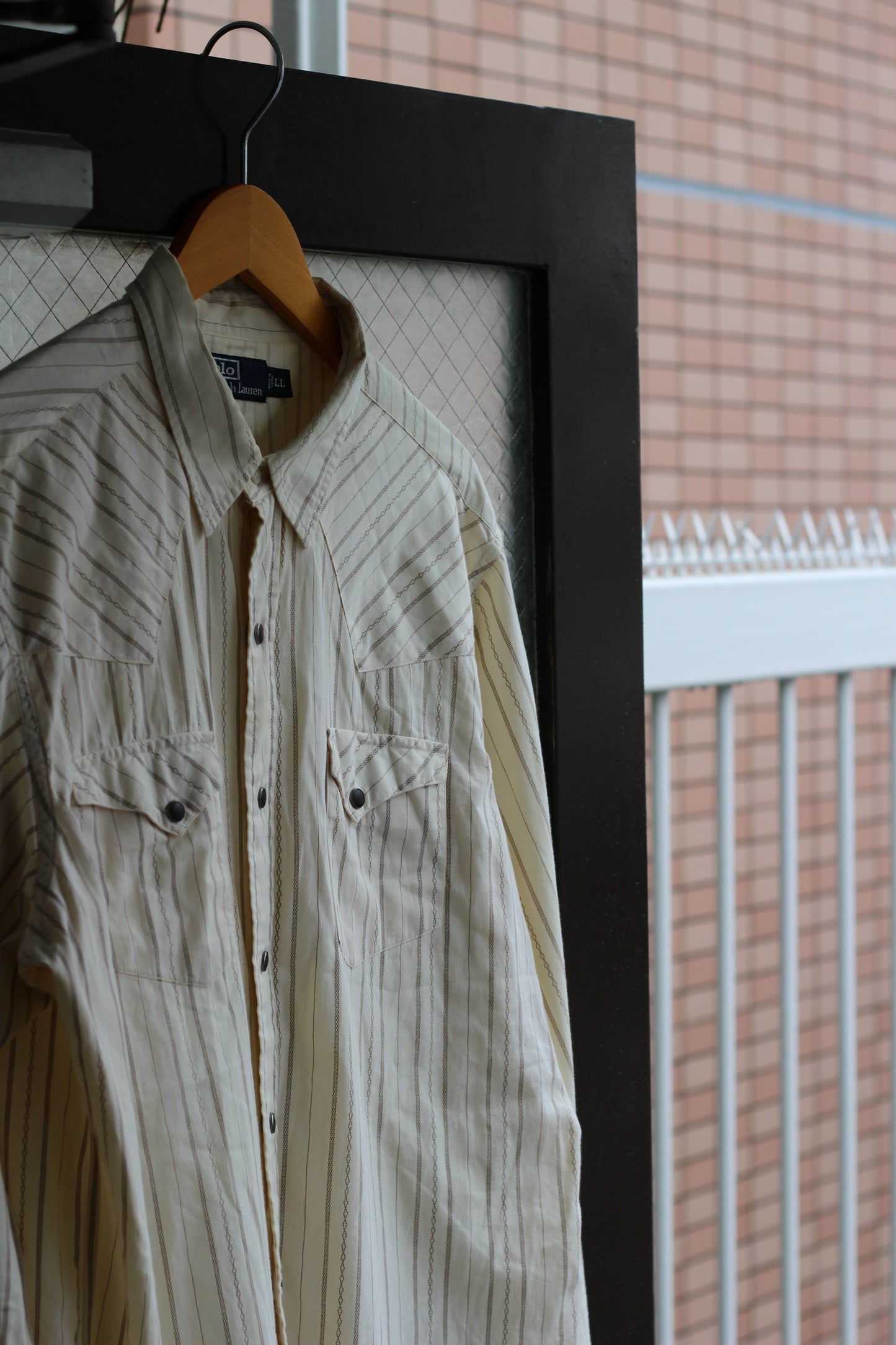 90's Polo Ralph Lauren Stripe Long Sleeve Shirt set x4点