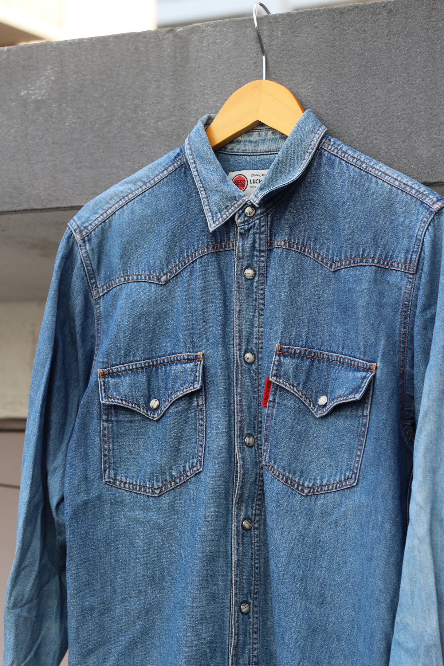 Men's Denim Western Long Sleeve Shirt x2点