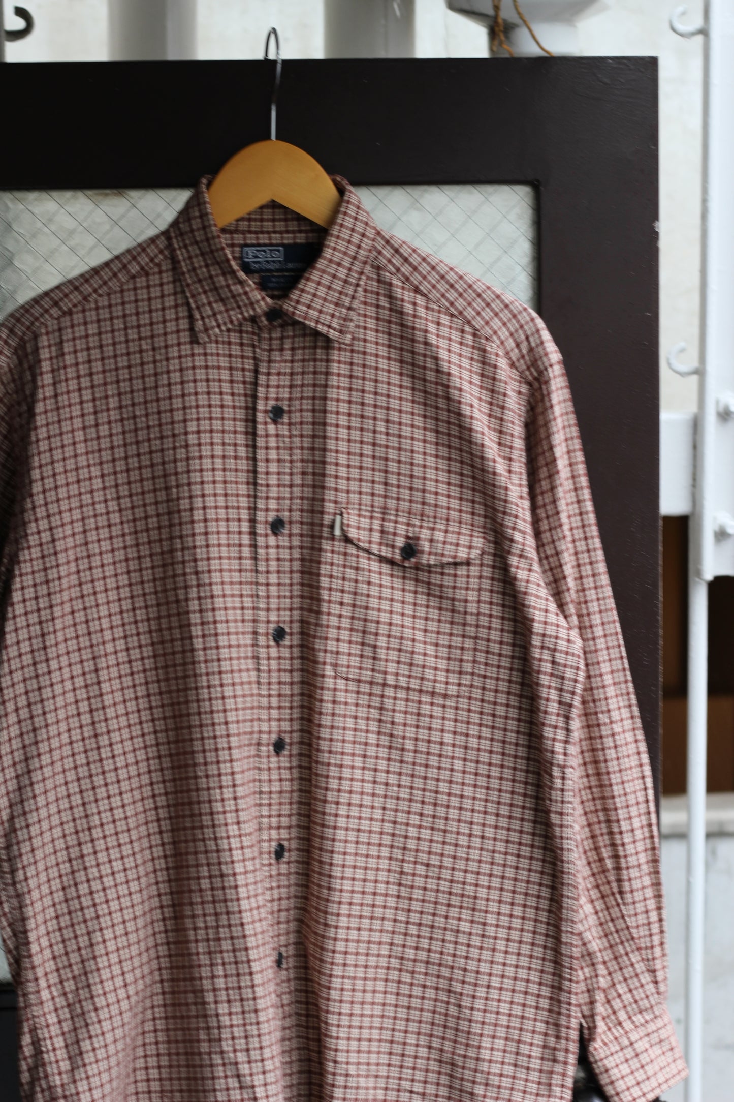 90's Polo Ralph Lauren Check Long Sleeve Shirt set x4点
