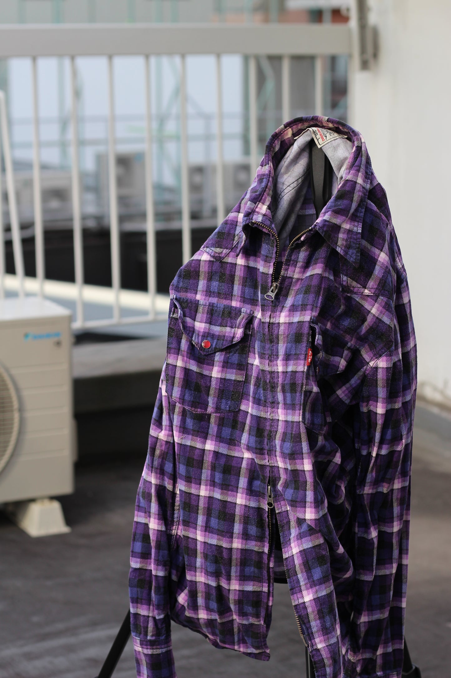 Men's Usa Brand Check Long Sleeve Shirt x4点