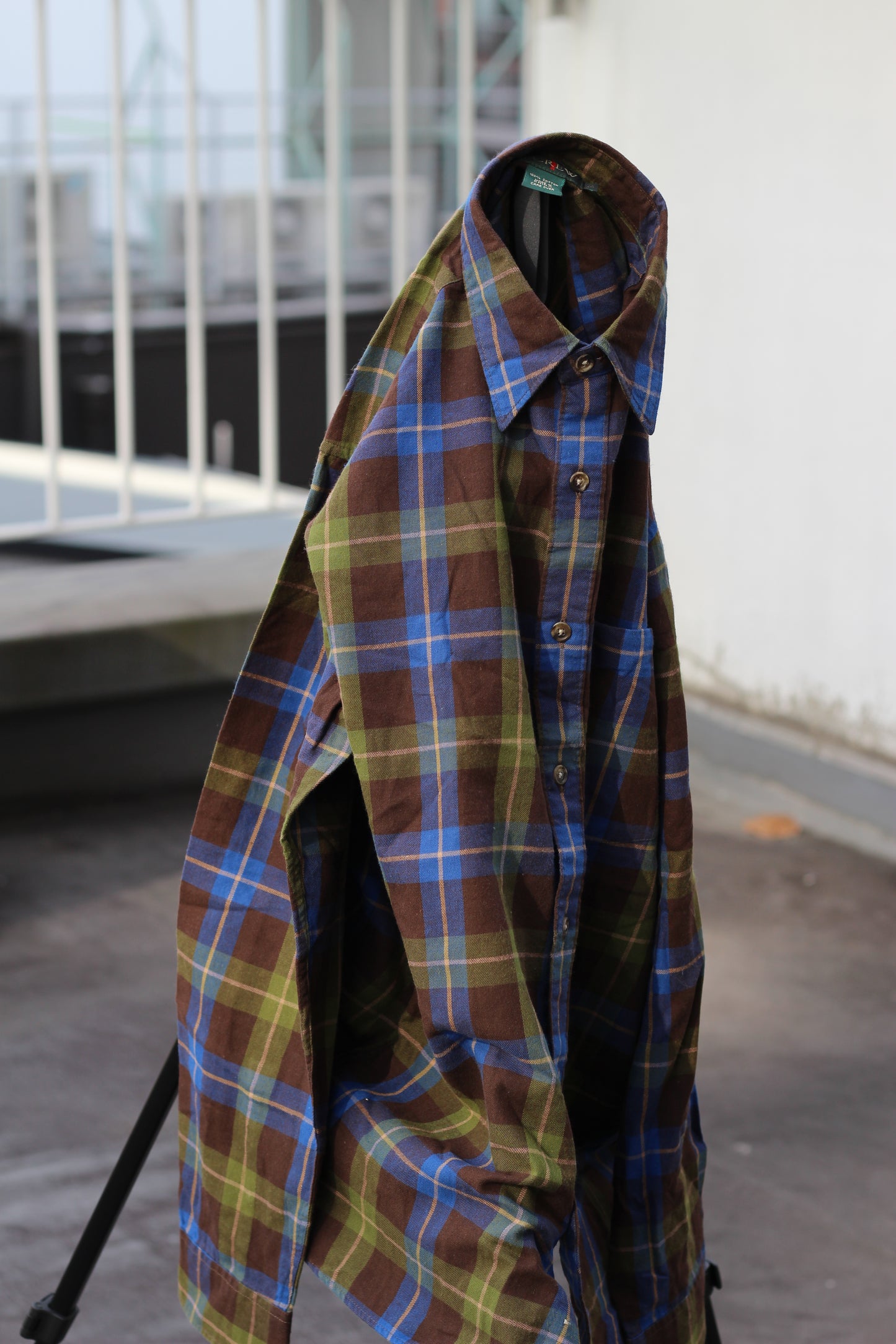 Men's Usa Brand Check Long Sleeve Shirt x4点
