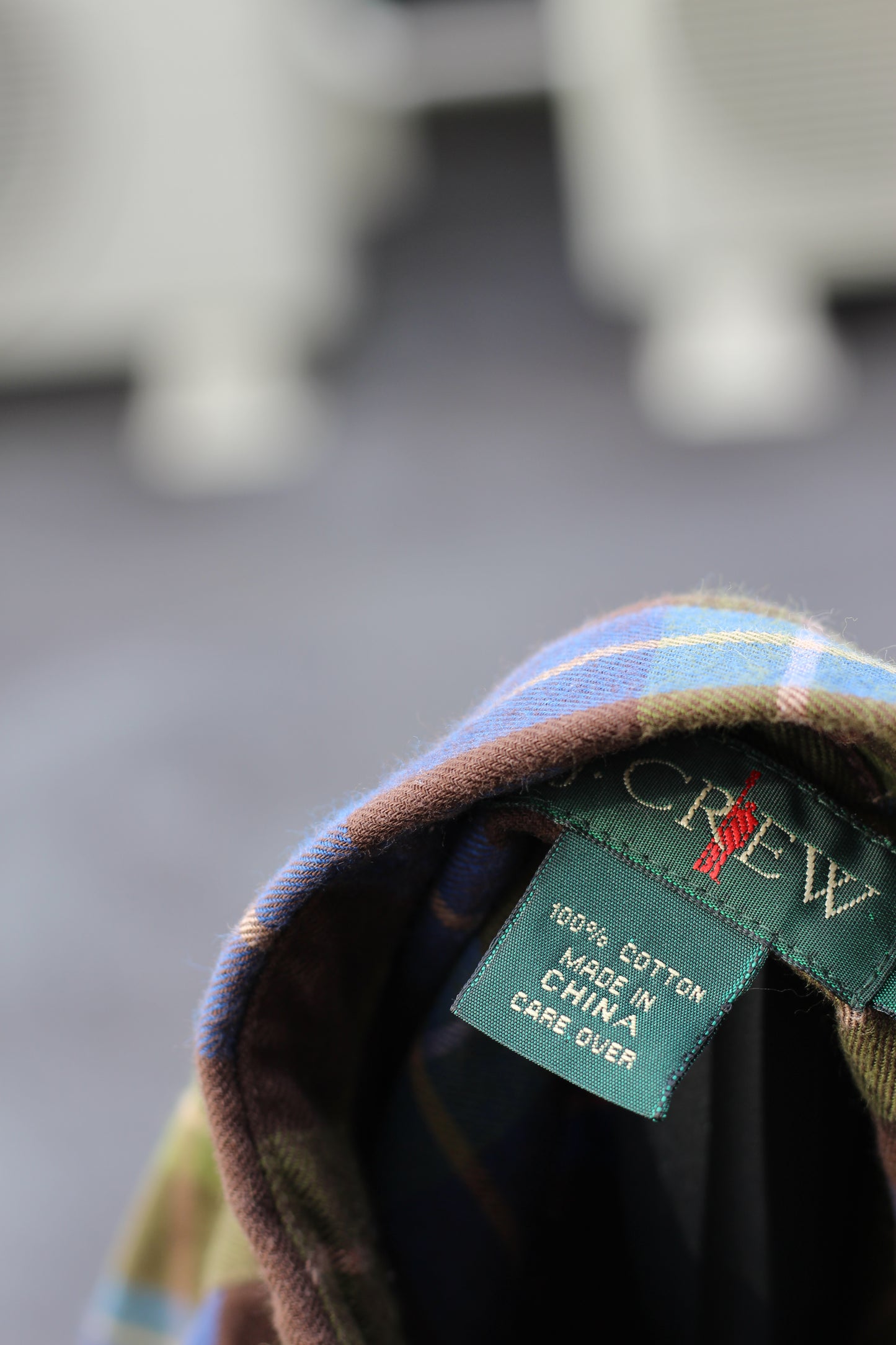 Men's Usa Brand Check Long Sleeve Shirt x4点