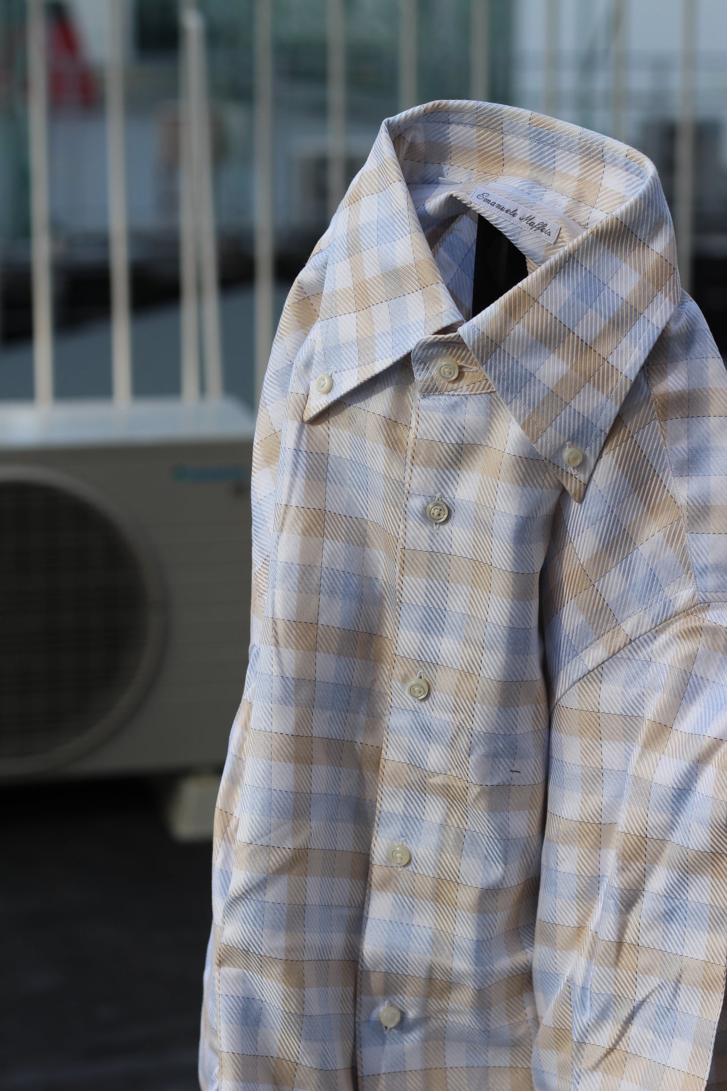 Men's Made In Italy Check Long Sleeve Shirt x3点