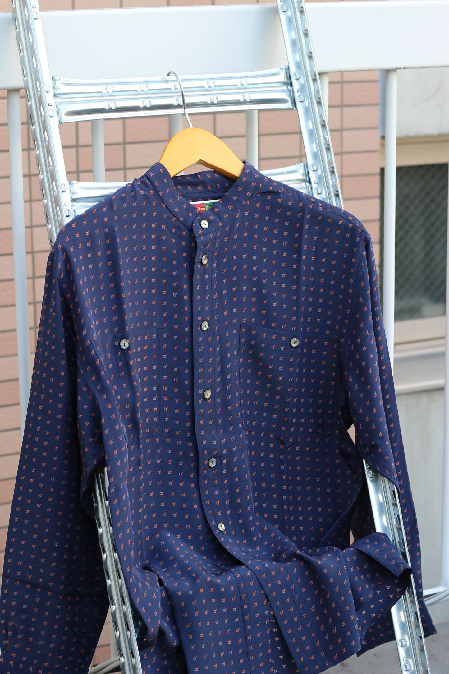 Men's 100% Silk Long Sleeve Shirt x3点