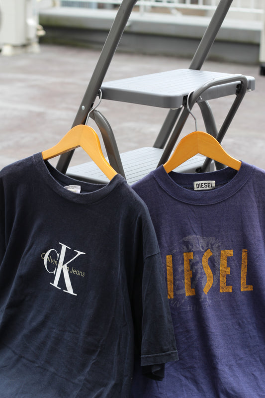 DIESEL & Calvin Klein Logo Print T-Shirt x2点