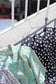 Vintage Blue Design Short Sleeve Blouse x10点