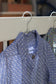 Vintage Blue Design Short Sleeve Blouse x10点
