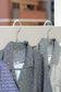 Vintage Blue Design Short Sleeve Blouse x10点