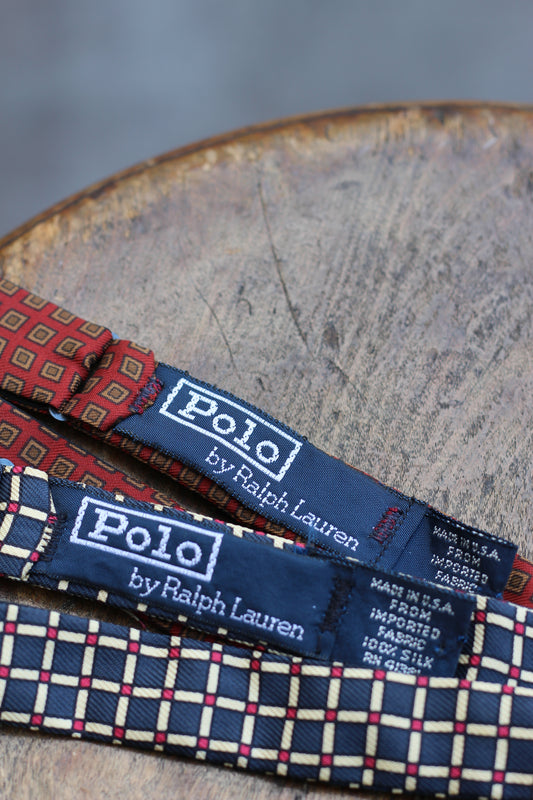 90's Made In USA Polo Ralph Lauren Design Bow Tie set x2点