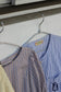 Vintage Stripe Short Sleeve Blouse x5点