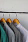 Men's basic Stand Collar Long Sleeve Shirt x9点
