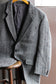 Men's Vintage Tweed Tailored Jacket x3点