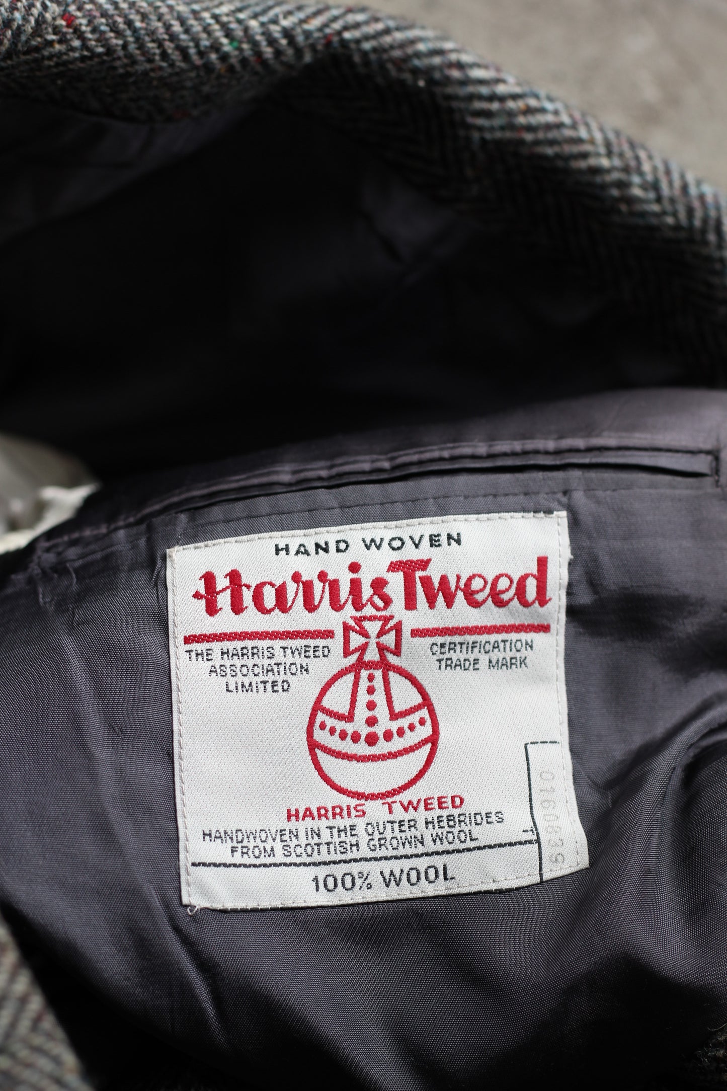 Men's Vintage Tweed Tailored Jacket x3点