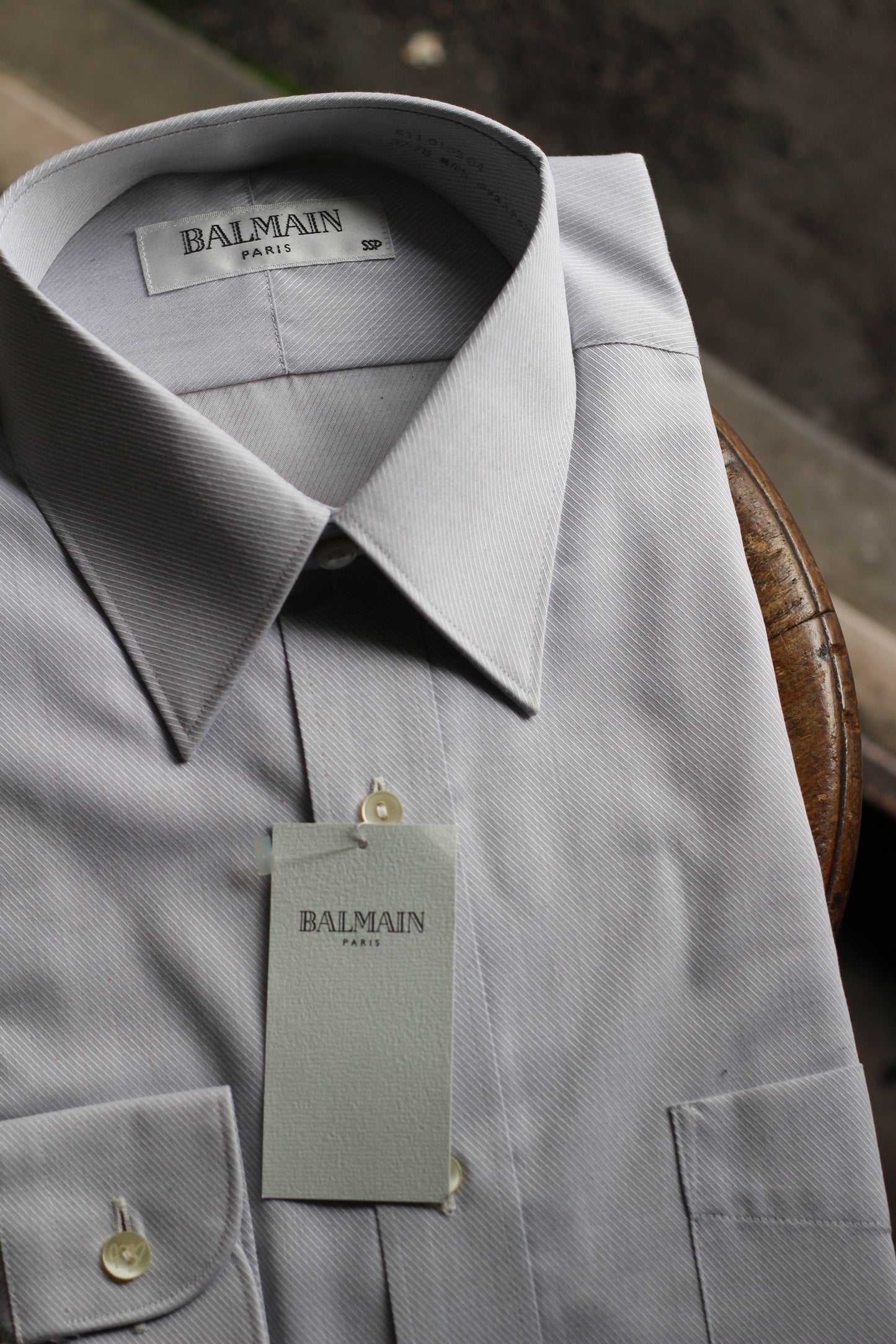 BALMAN Deadstock Long Sleeve Shirt set x2点