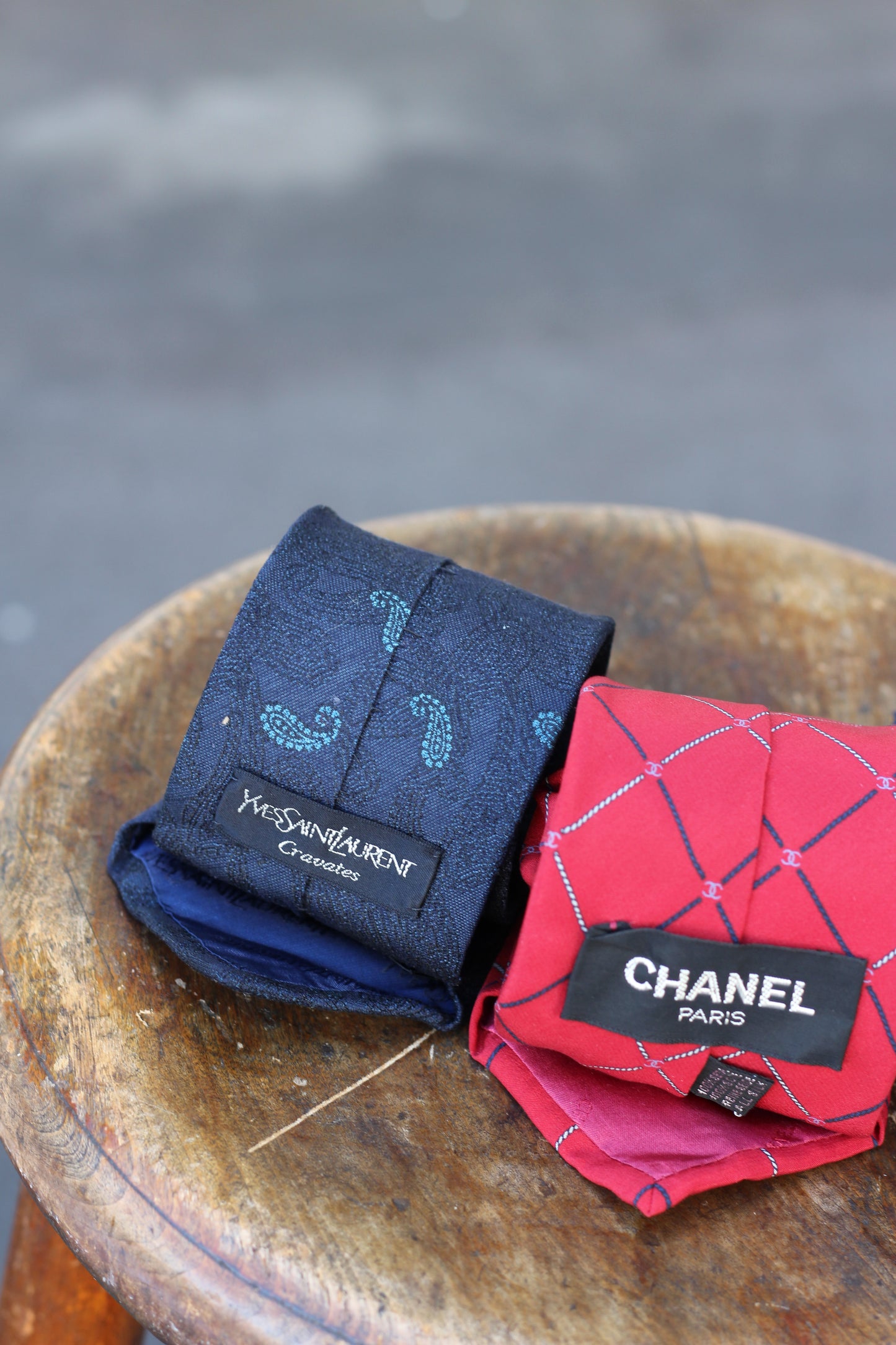 Chanel & Yves Saint Laurent Tie x4点