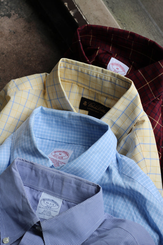 Brooks Brothers Check Long Sleeve Shirt x4点