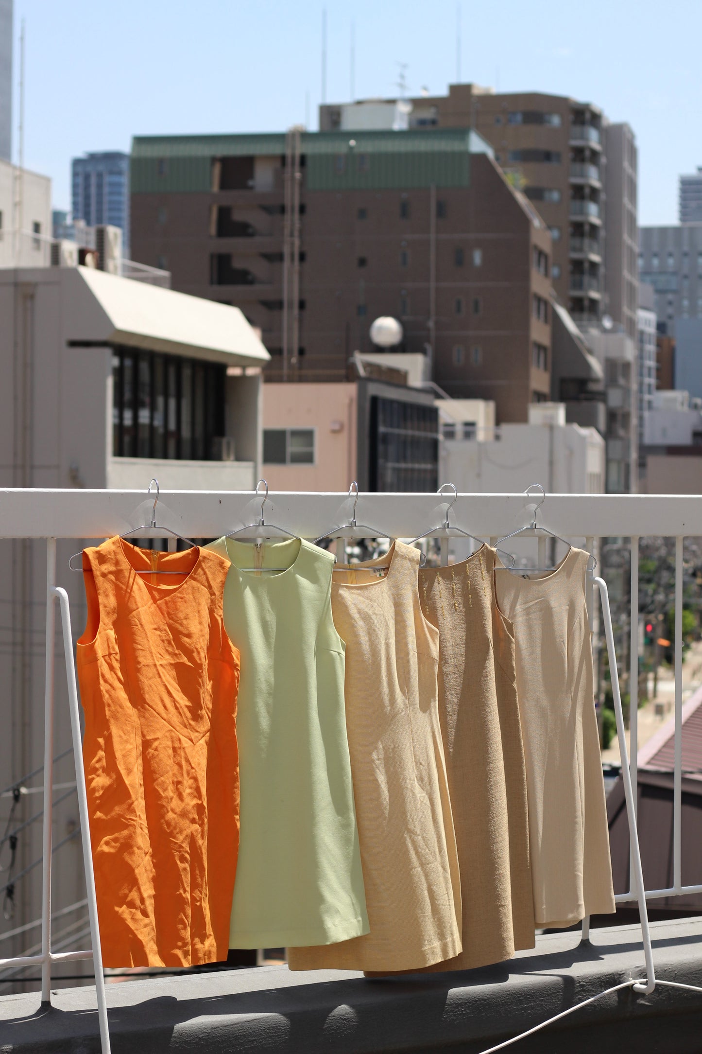 Vintage Summer Color No Sleeve One-Piece x10点