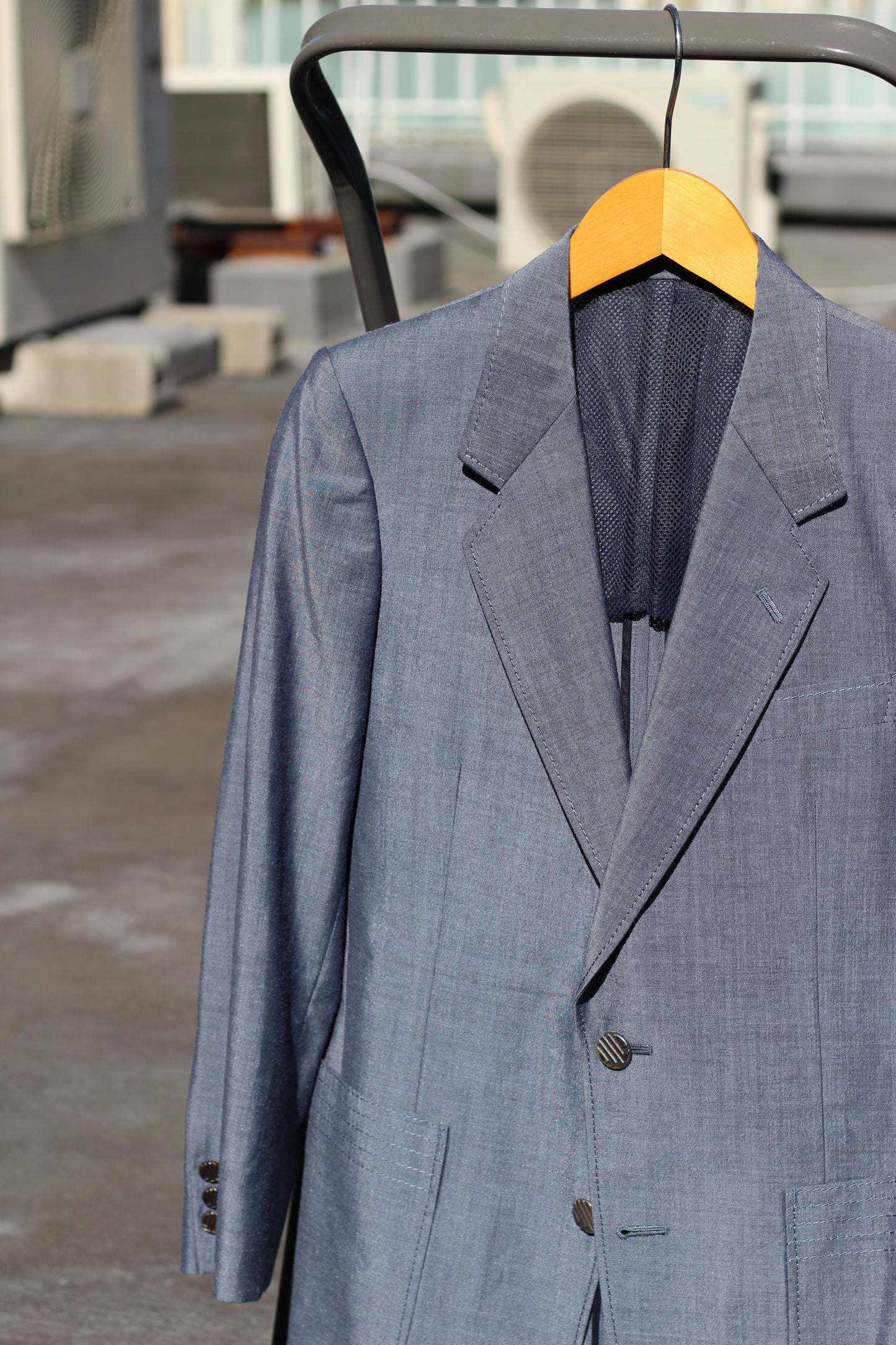 LANVIN Silver Button Tailored Jacket set x3点
