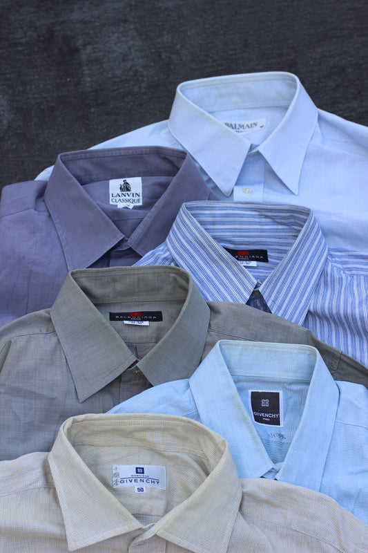 Men's Luxury Brand Long Sleeve Shirt x11点