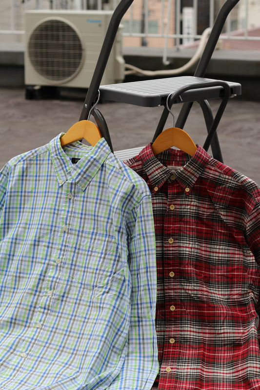 J.CREW Check Long Sleeve Shirt x2点