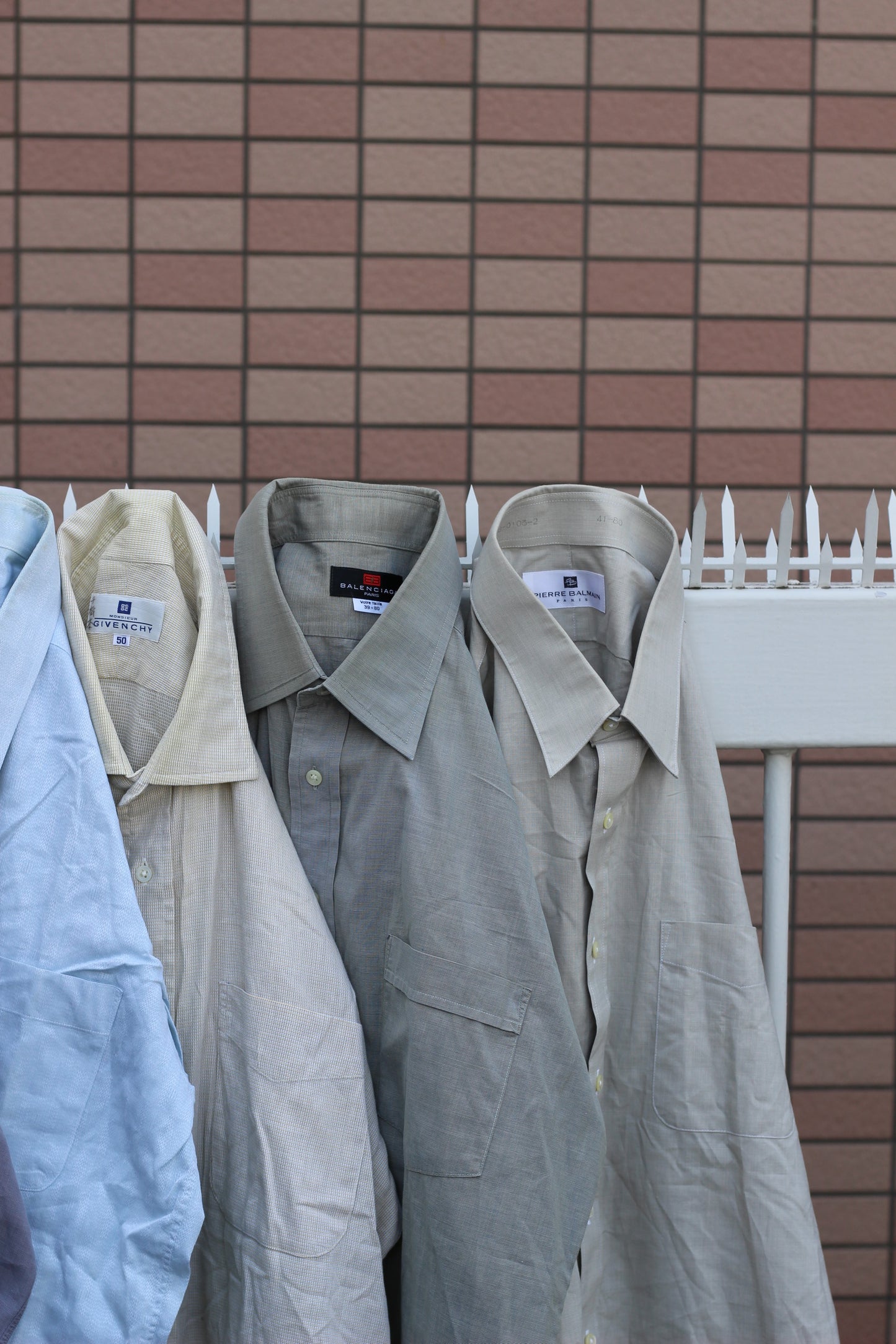 Men's Luxury Brand Long Sleeve Shirt x11点