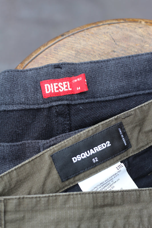 DIESEL & DSQUARED2 Cargo Pants x2点
