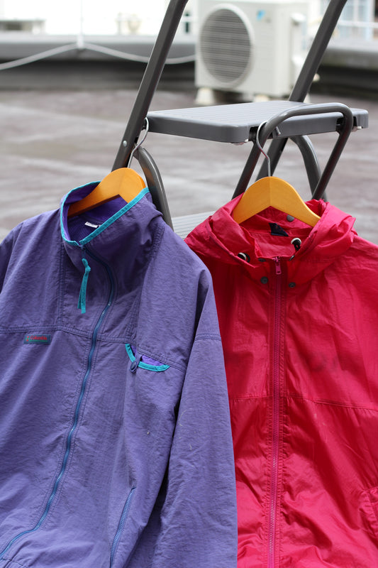 90's Columbia Nylon Jacket & mont-bell Nylon Parka set x2点