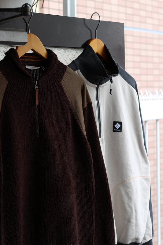 Columbia Half-Zip Knit Sweaters & Sweatshirts set x2点