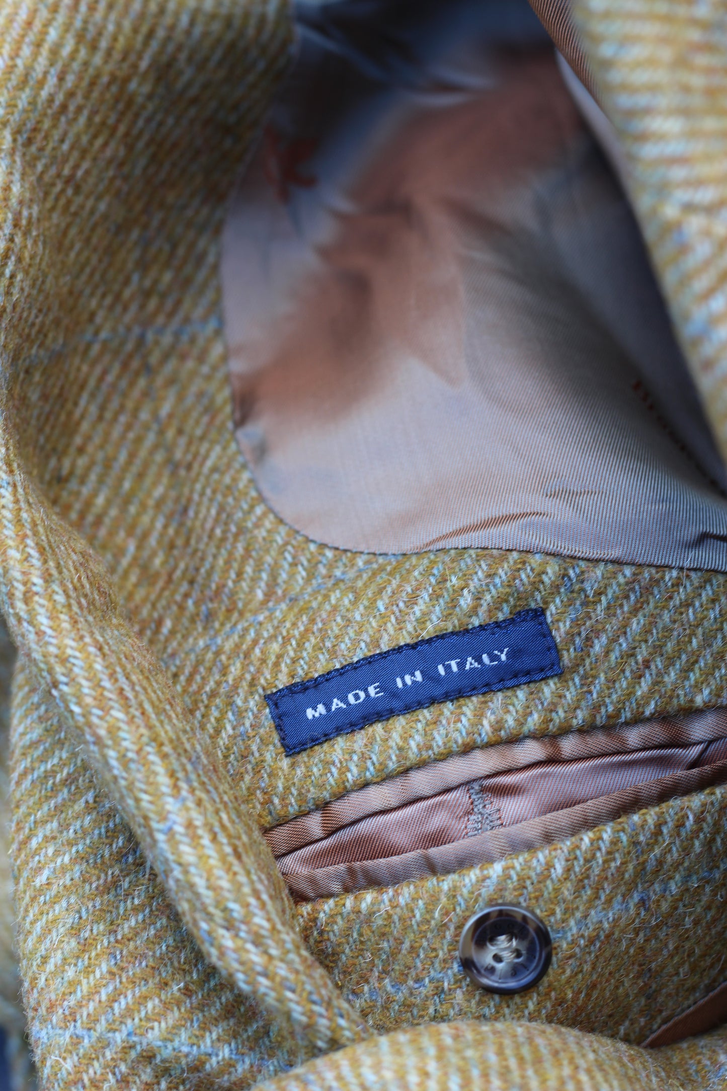 Men's Tweed Wool Tailored Jacket x3点