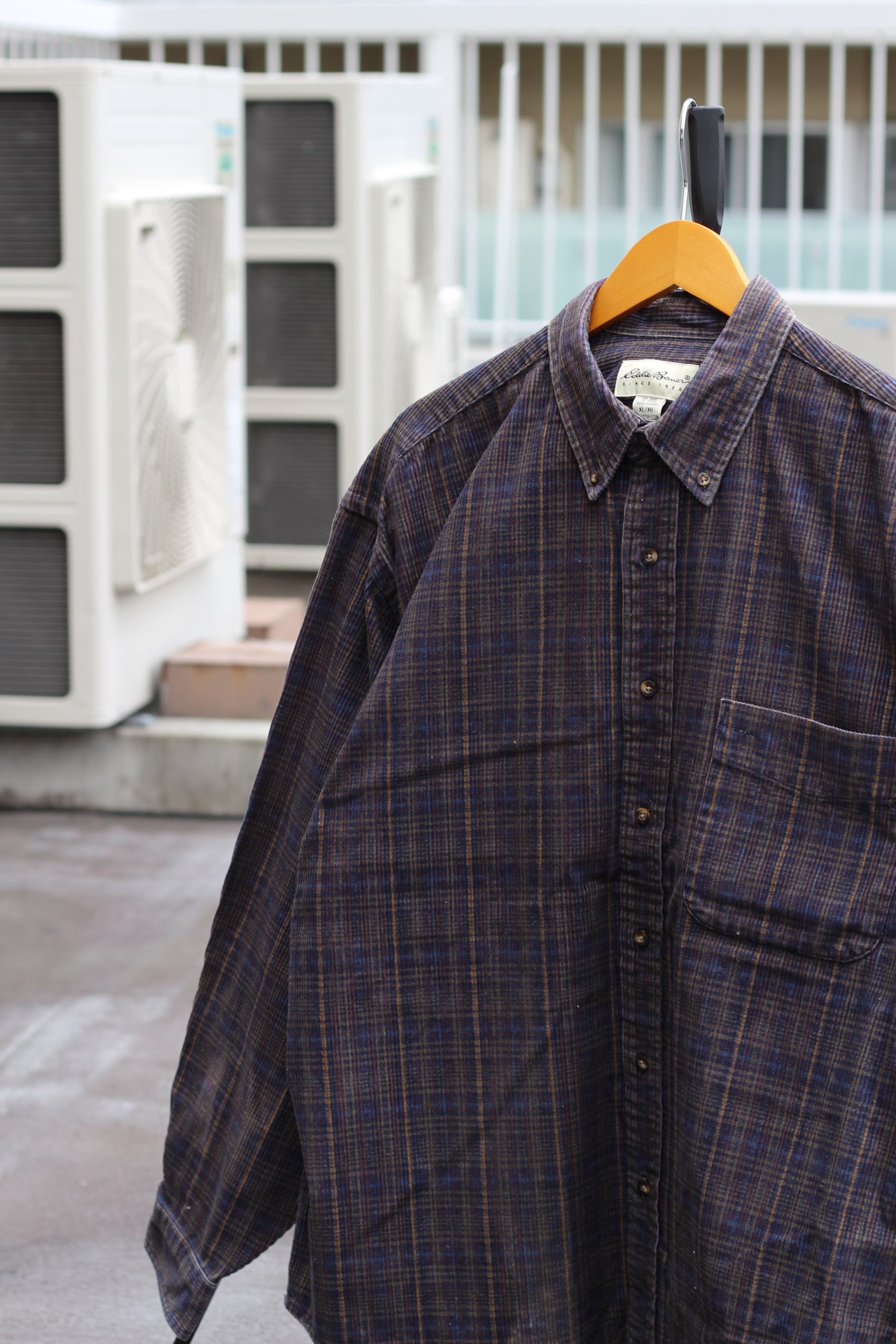 90-00's Old Eddie Bauer Check Corduroy Shirt set x2点