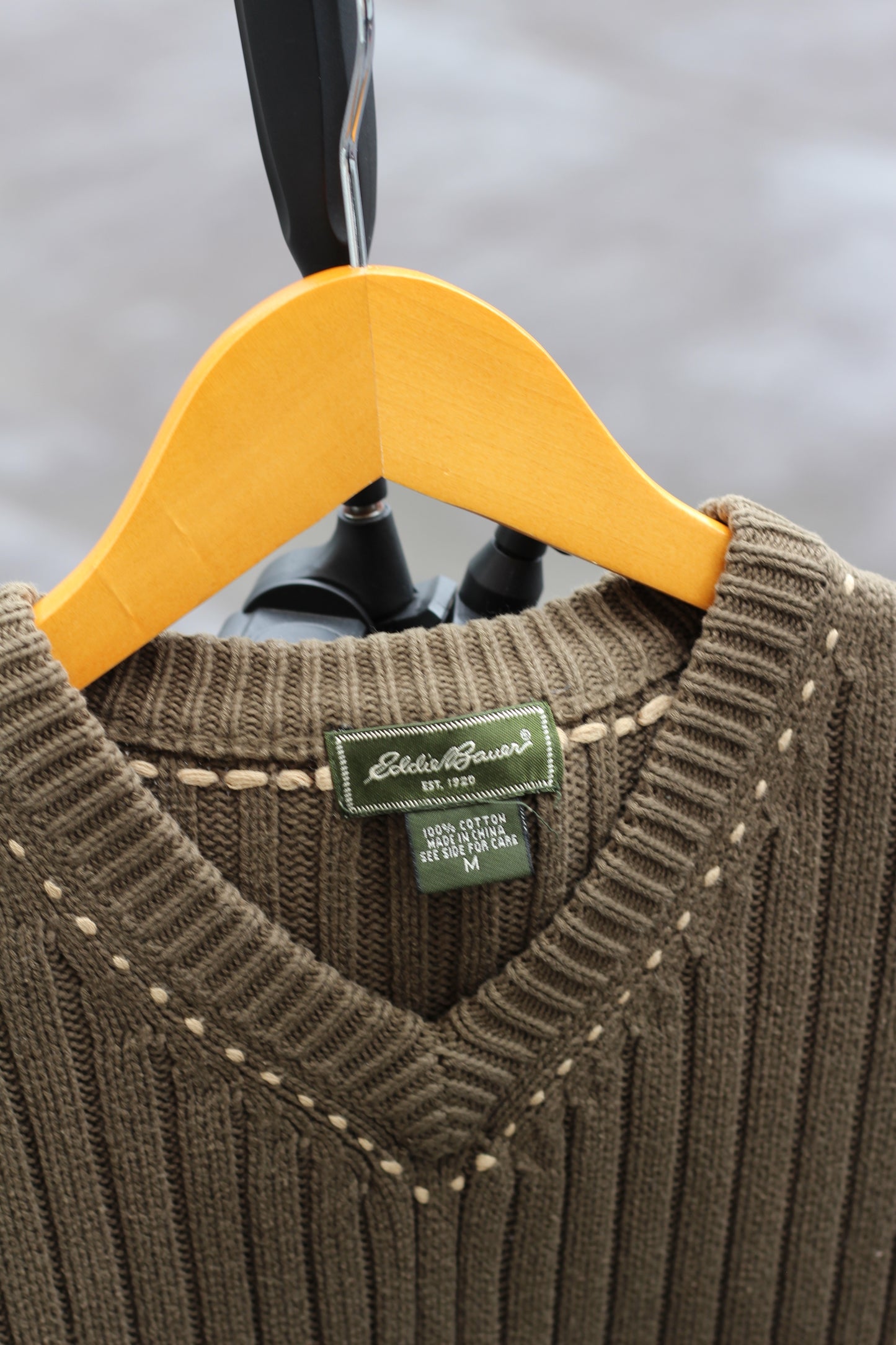 90-00's Old Eddie Bauer  Cotton 100% Knit Vest set x2点