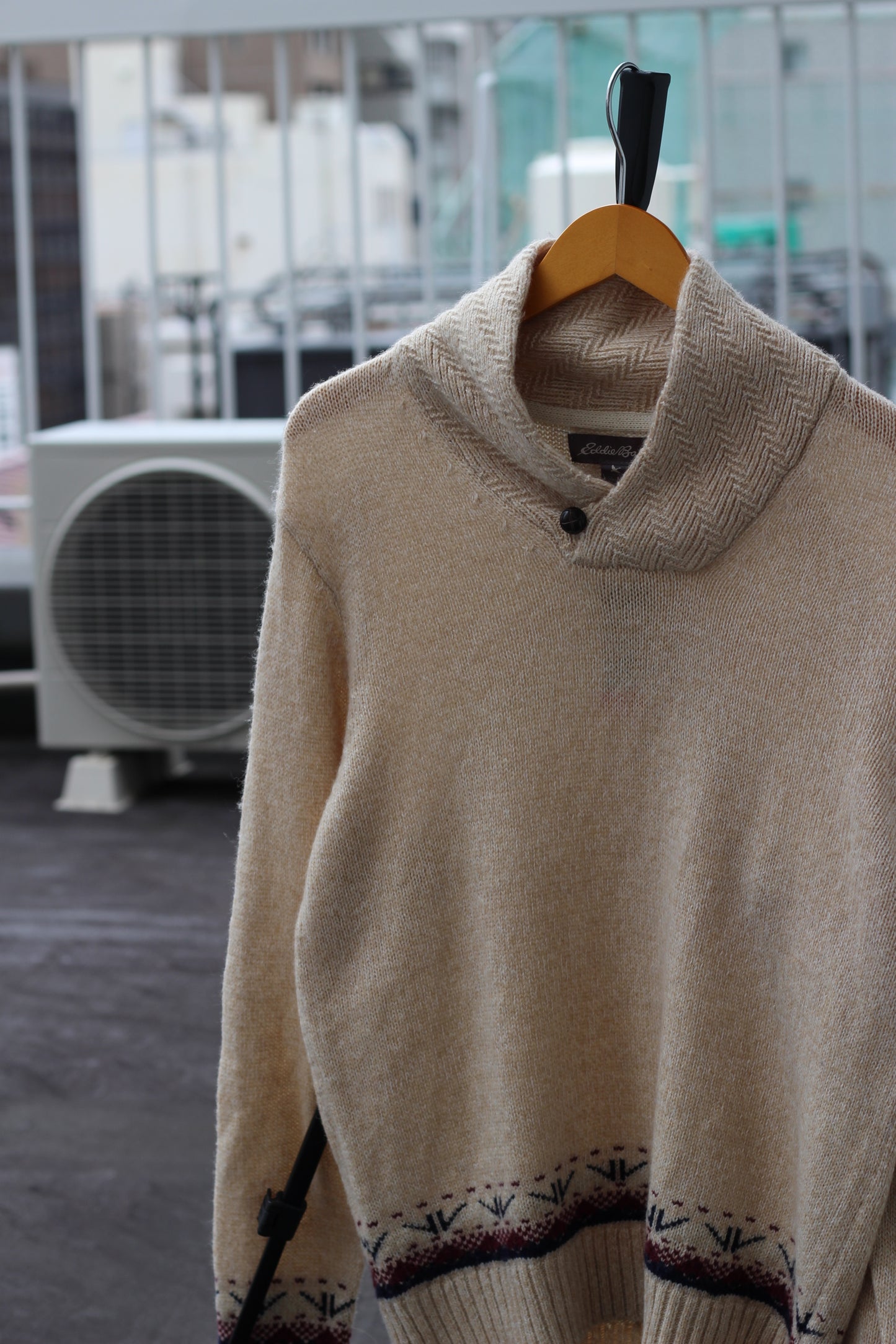90-00's Old Eddie Bauer Henley Neck Knit Sweater set x2点