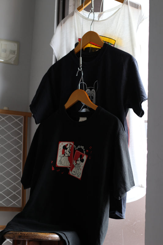 Vintage Mickey Mouse Print T-Shirt x3点