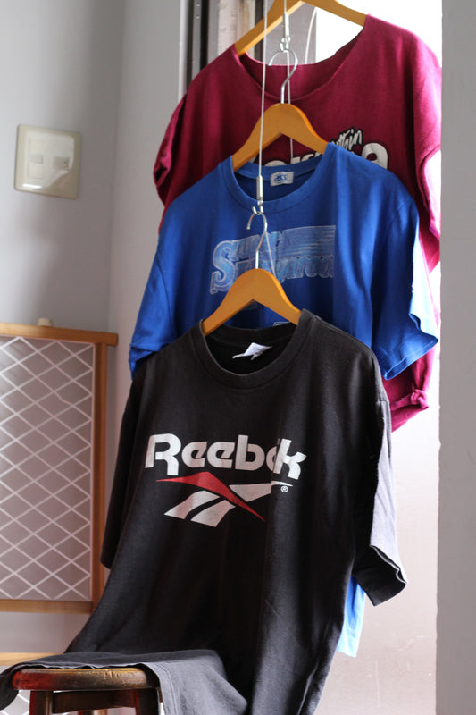 90's Sports Brand Logo Printe T-Shirt x3点