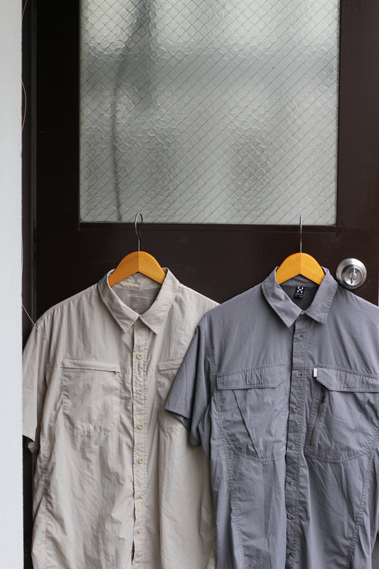 Outdoor Brand Tech Design Short Sleeve Shirt x2点